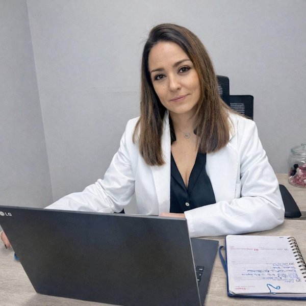 Verónica, psicóloga, en su consulta de CARMAY.